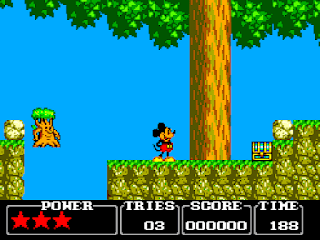 Castle of Illusion estrelado por Mickey Mouse SEGA MS