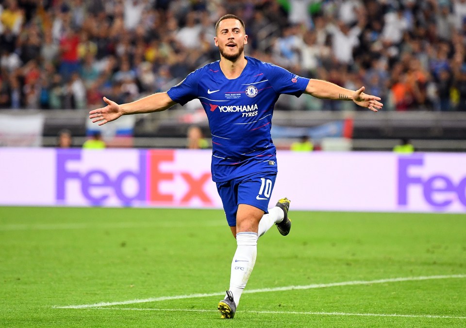 Hazard costumava dizer que não passava muito tempo na academia antes de dominar o Chelsea em campo