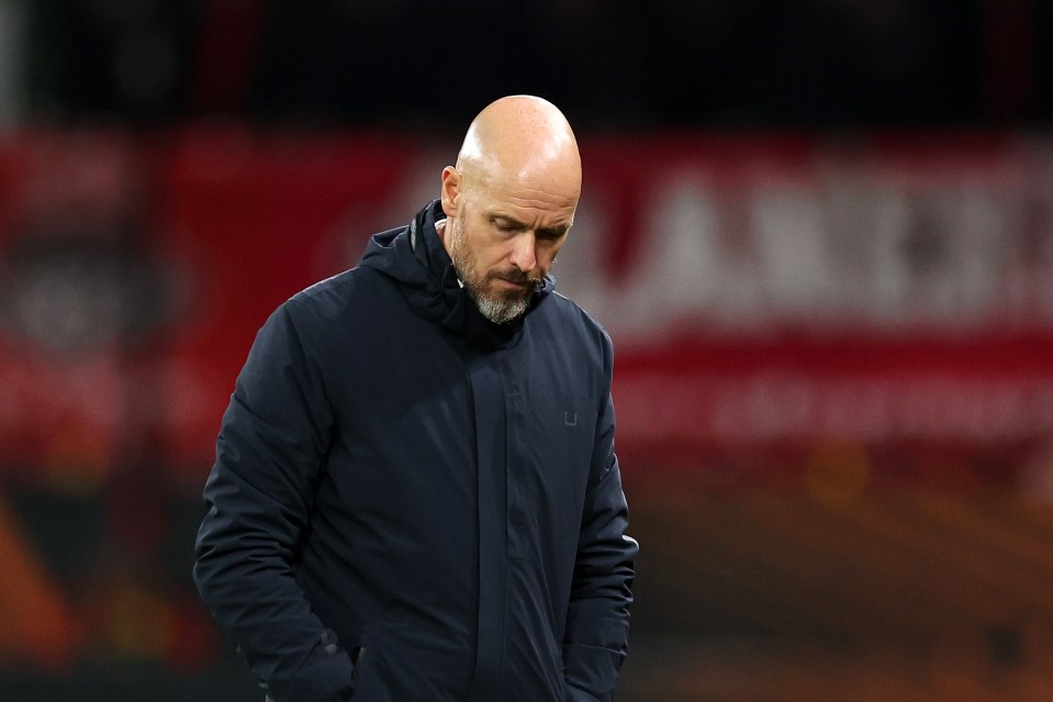 O reinado de Erik ten Hag em Old Trafford pode estar em perigo