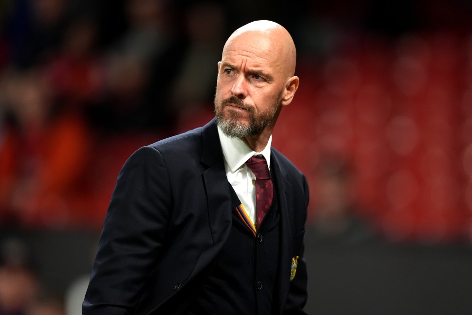 A posição do técnico do Man Utd, Erik ten Hag, em Old Trafford está se tornando cada vez mais insustentável