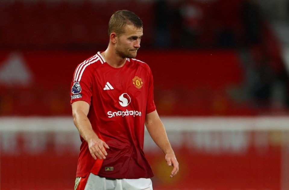 De Ligt teve um início difícil em Old Trafford