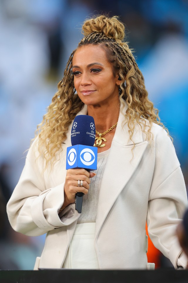 Kate Abdo é o rosto da cobertura da CBS Sports Champions League