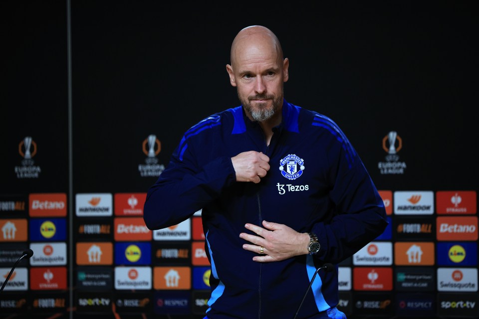 Ten Hag admitiu 'estamos loucos' antes do confronto da Liga Europa na noite de quinta-feira