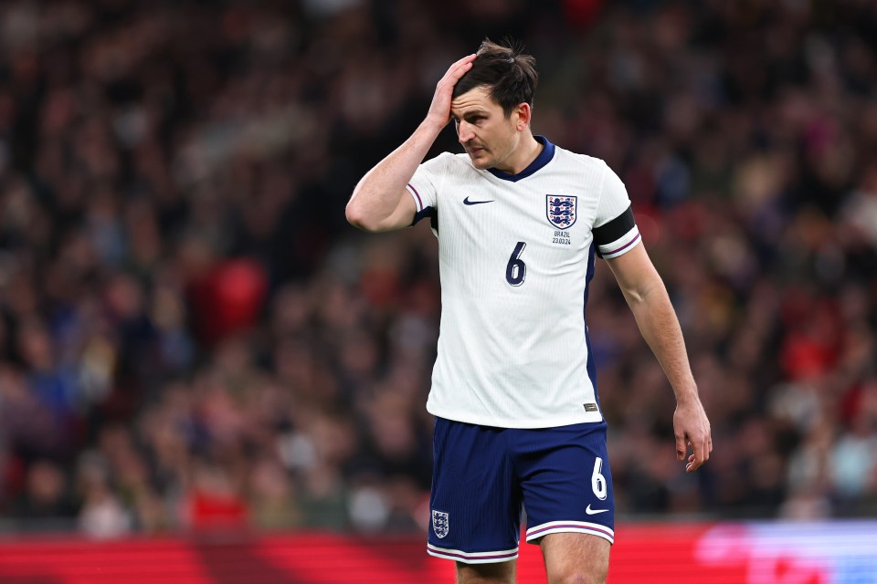 Harry Maguire não está na seleção inglesa