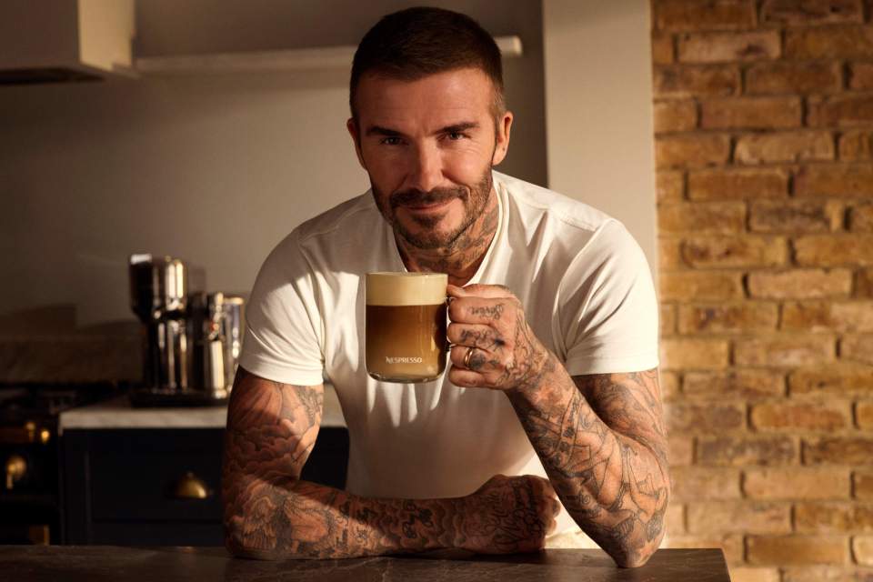 Becks tem um acordo para açoitar o café Nespresso