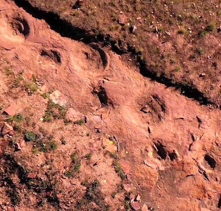 Imagens espetaculares de drones foram carregadas na página do Instagram da ABC News