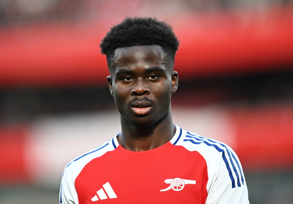 O torcedor do Arsenal também chamou Bukayo Saka de palavra com N