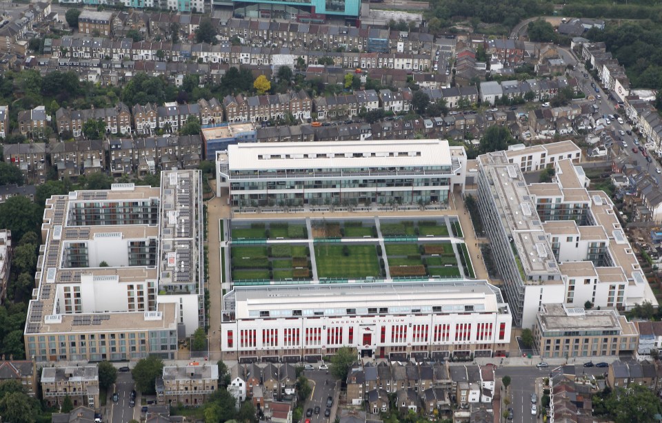 Highbury agora foi convertido em apartamentos