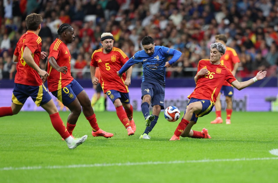 Espanha venceu o jogo por 2-0