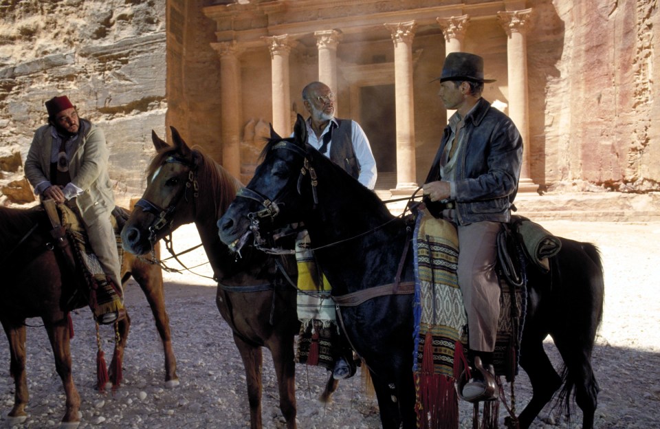 Indiana Jones e a Última Cruzada, que foi parcialmente ambientado em Petra