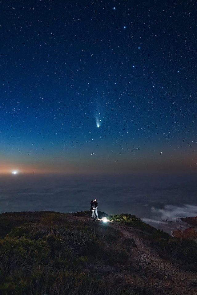 Outro cometa prestes a explodir no céu este mês está em perigo