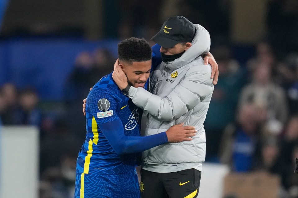 Tuchel trabalhou com Reece James enquanto estava no Chelsea