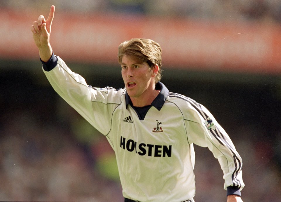 Darren Anderton é o recordista do Tottenham com 68