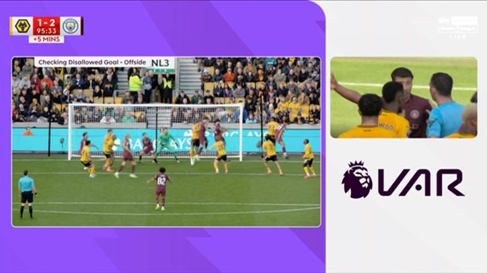 Man City marcou um polêmico empate tardio que foi revisado pelo VAR