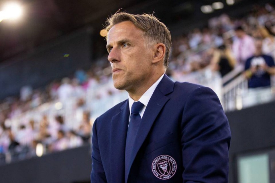 Em 2021, Phil Neville chegou ao Inter Miami como treinador