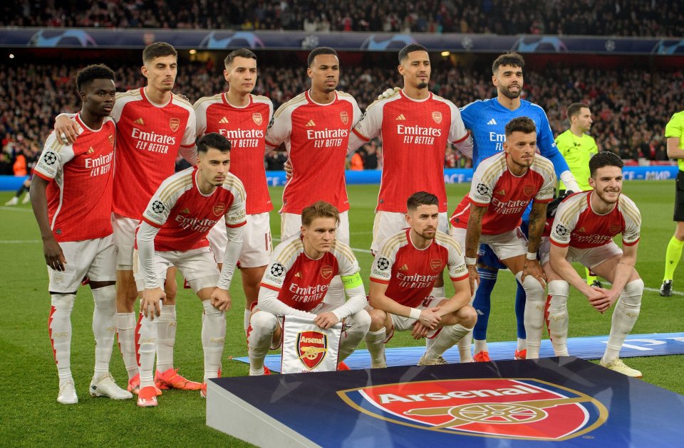 Arsenal tem um elenco fisicamente imponente