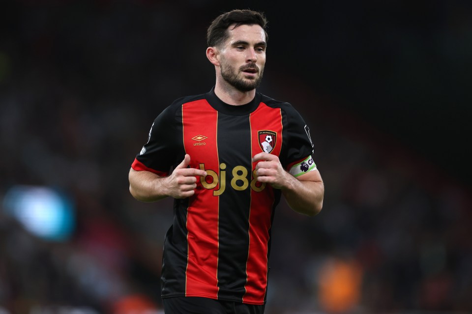 O ás do Bournemouth e companheiro de equipe do Billing, Lewis Cook, é o oitavo