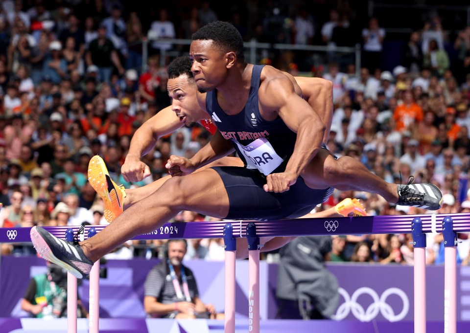 Tade Ojara competiu nas Olimpíadas pela Equipe GB