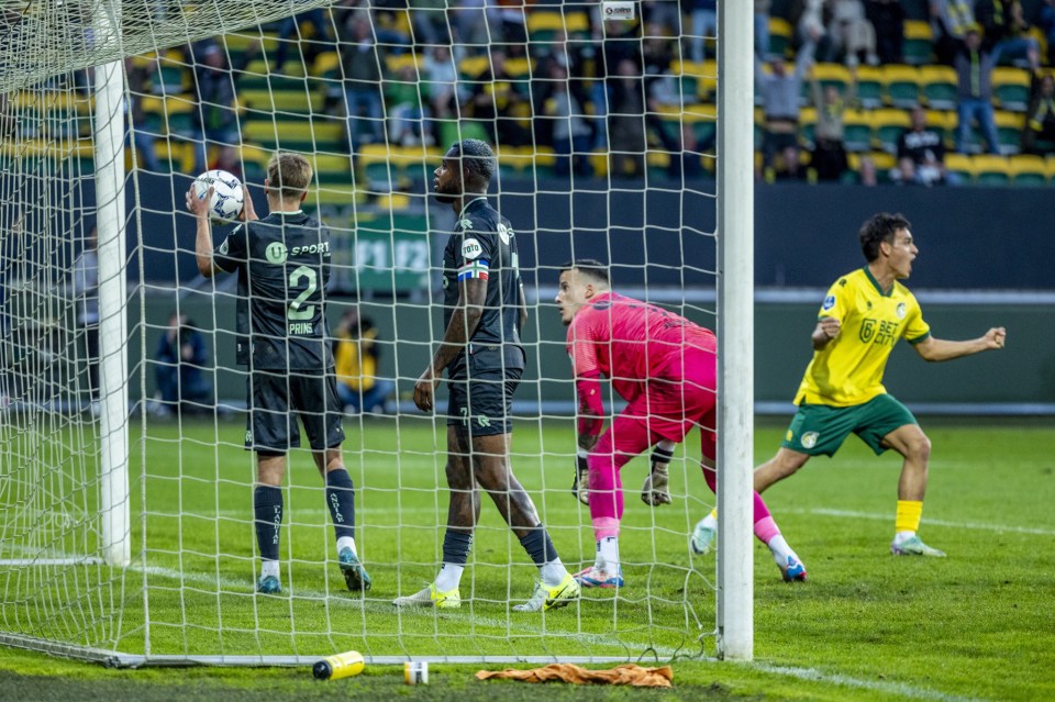 Bacuna ficou arrasado depois de não conseguir evitar uma tentativa aos 86 minutos