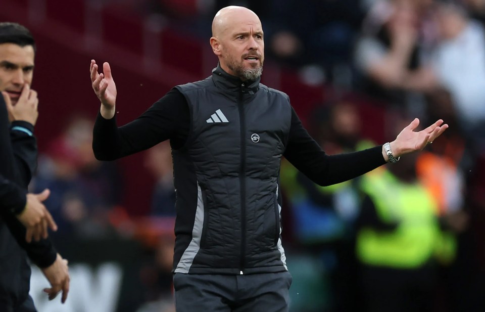 Foi mais uma tarde miserável para a equipe de Erik ten Hag