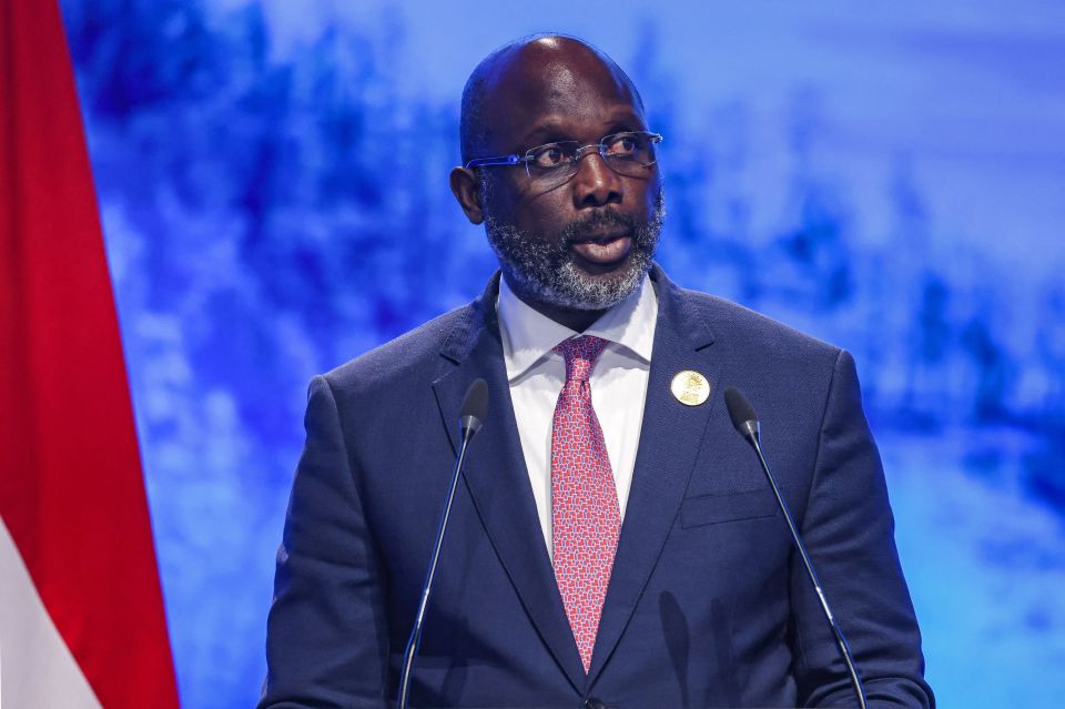 Weah serviu anteriormente como presidente da Libéria