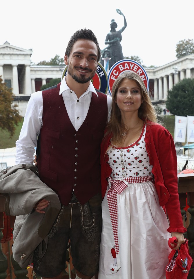 Hummels com sua ex Cathy Fischer