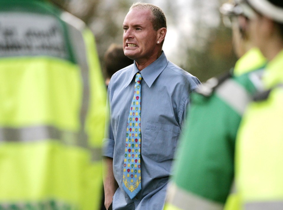 Paul Gascoigne teve um curto período como gerente na Rockingham Road