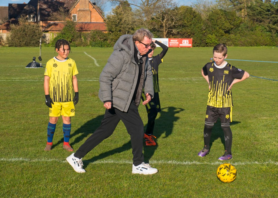 Redknapp participou de uma sessão de coaching no início deste ano como parte do esquema