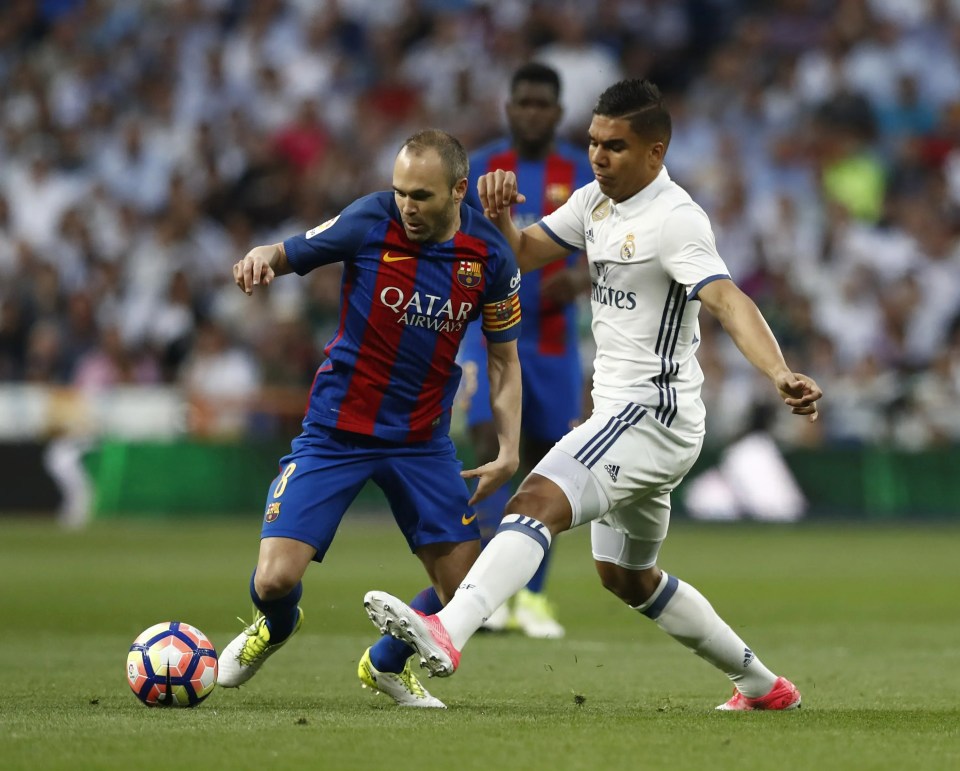 Andrés Iniesta foi uma pedra no sapato do Real Madrid durante muitos anos