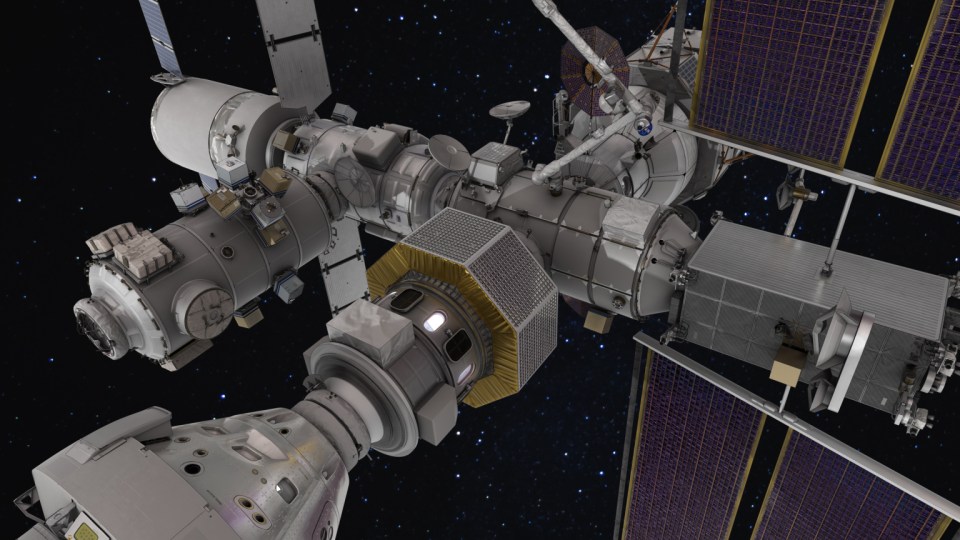 O Lunar Gateway é uma estação espacial flutuante que orbitará a Lua