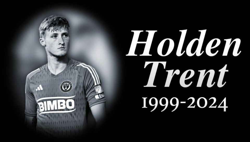 O goleiro do Philadelphia Union, Holden Trent, morreu aos 25 anos