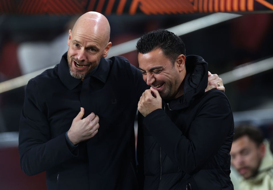 Xavi foi associado à substituição de Erik ten Hag no Man Utd