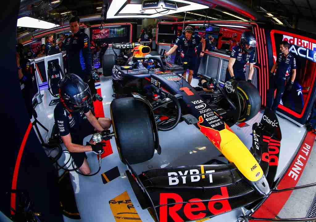 Max Verstappen durante os treinos antes do Grande Prêmio dos Estados Unidos de 2024 | Conjunto de conteúdo Getty Images / Red Bull