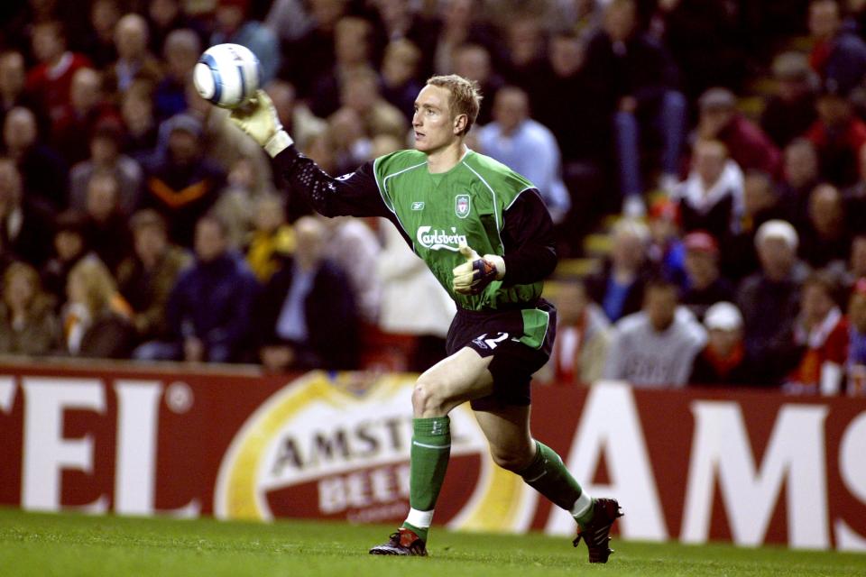 Chris Kirkland jogou quatro partidas da Liga dos Campeões pelo Liverpool em 2004-05