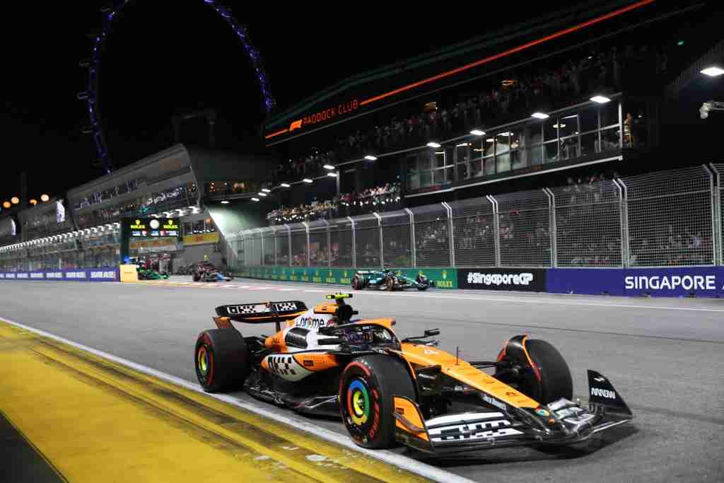 Lando Norris no GP de Cingapura 2024 | Equipe McLaren F1