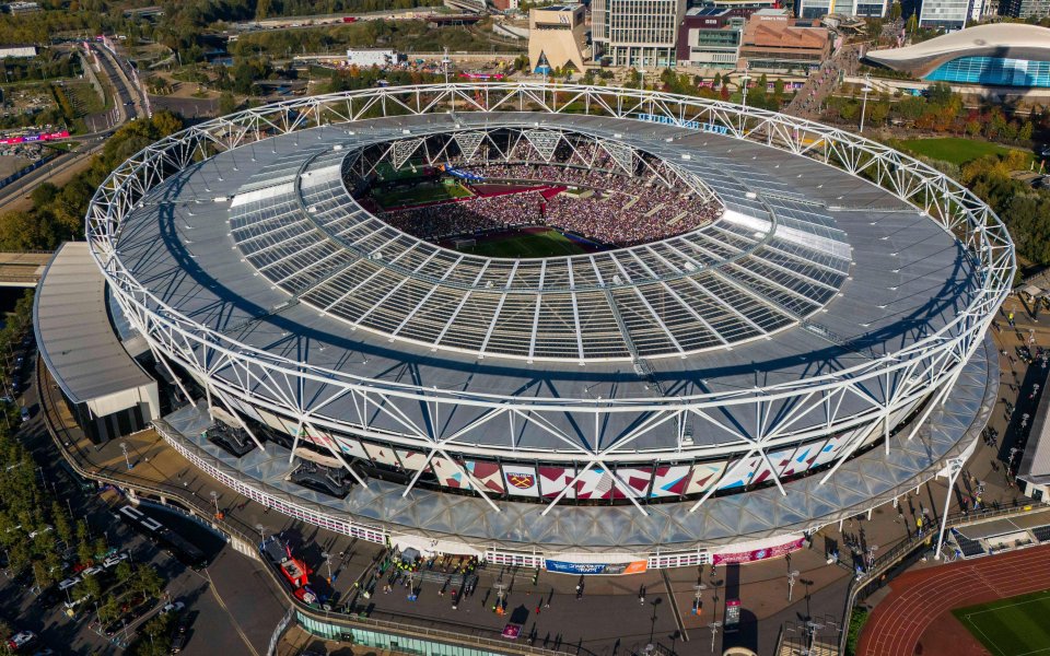 O Estádio de Londres do West Ham sediou a partida do ano passado