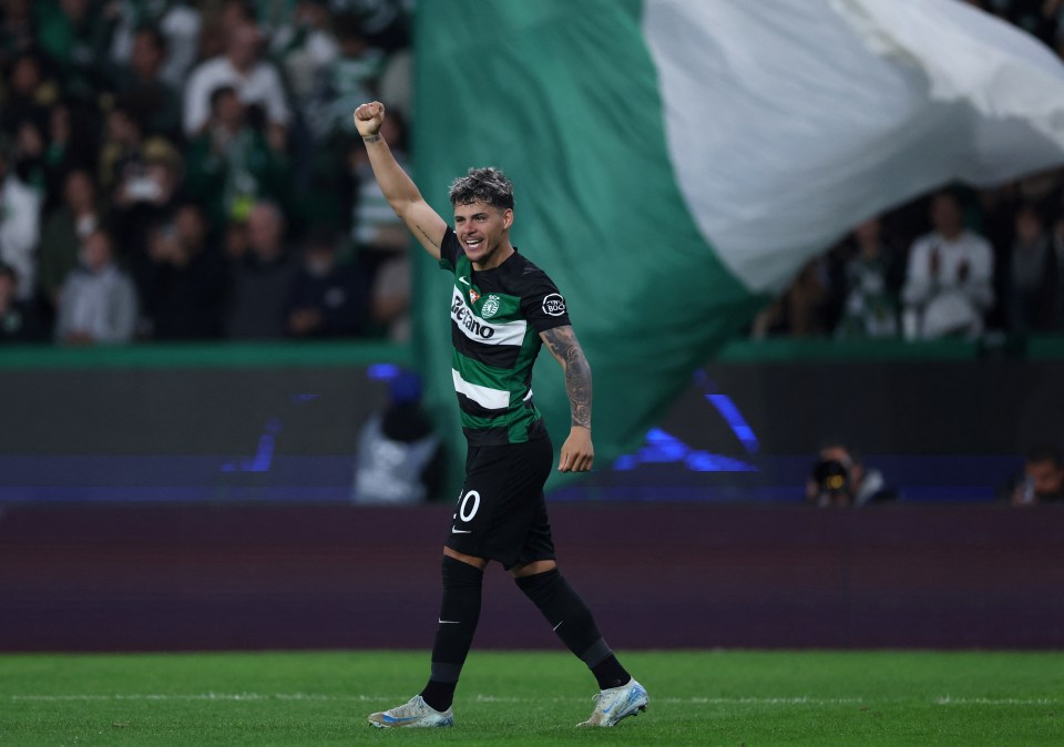 Maximiliano Araújo colocou o Sporting na frente após uma brilhante jogada colectiva poucos segundos da segunda parte