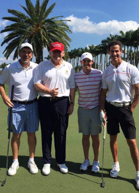 Rory McIlroy pode estar esperando que Donald Trump possa acabar com a guerra civil do golfe