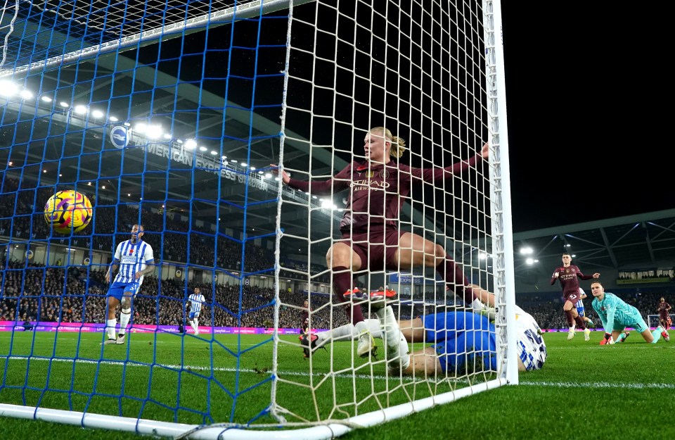 O City parecia estar de volta às vitórias quando Erling Haaland encerrou sua seca de gols