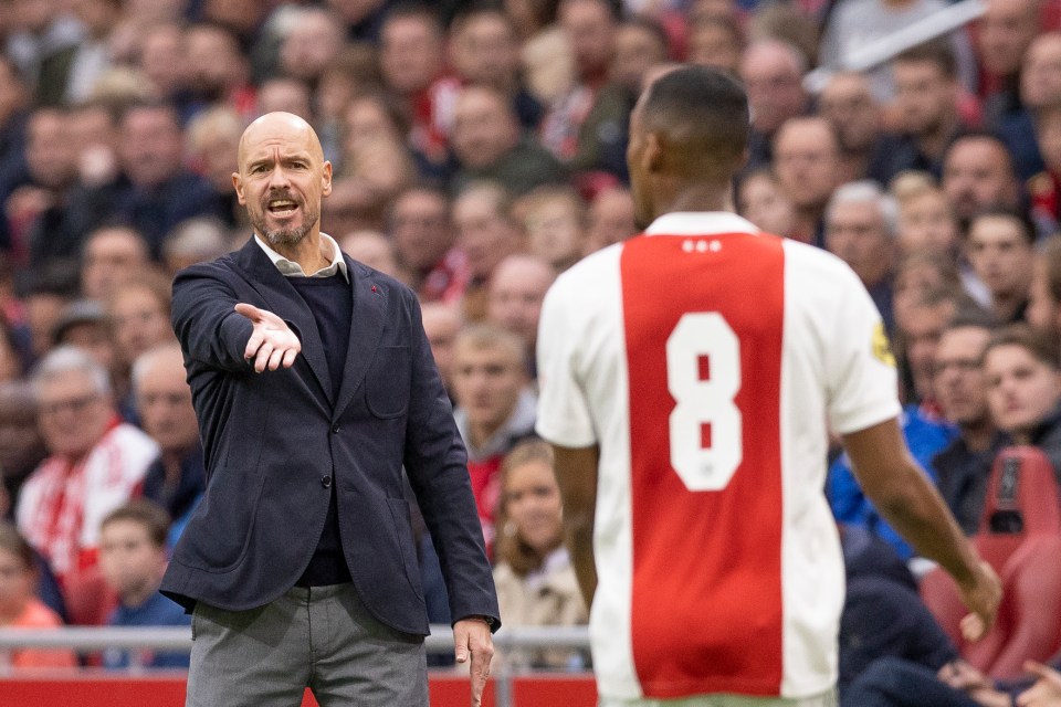 Ten Hag treinou o Ajax por quatro temporadas antes de ingressar no Man United