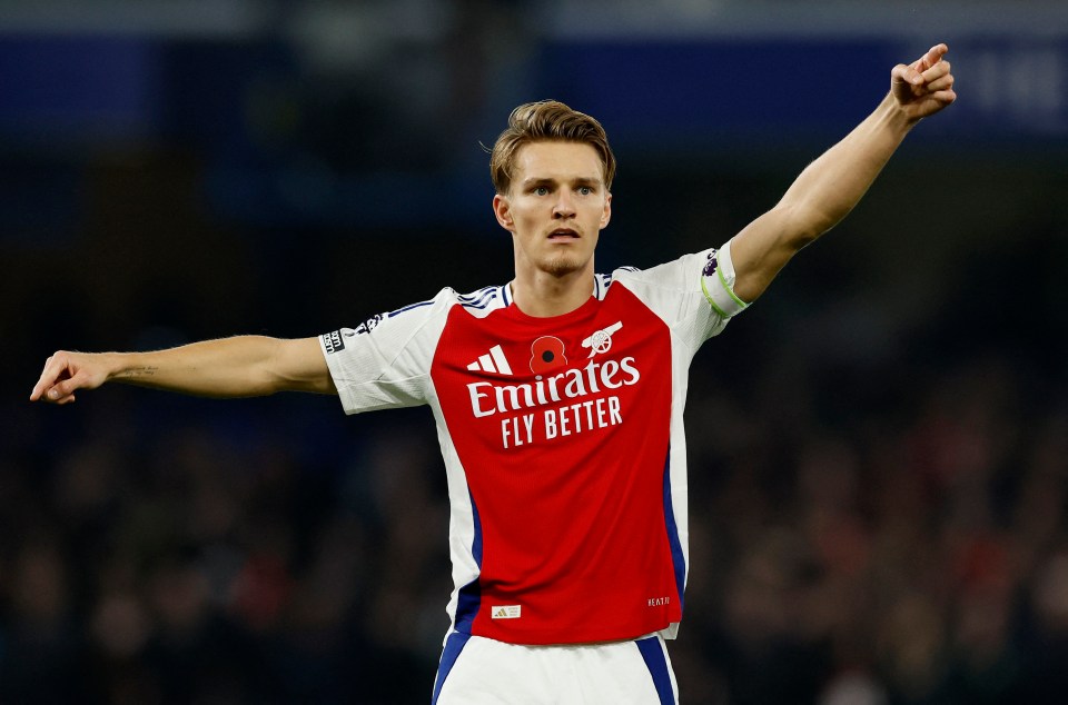 Matin Odegaard é o maestro do Arsenal