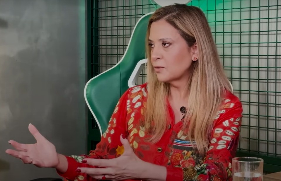 A presidente do Palmeiras, Leila Pereira, deu o golpe no brasileiro