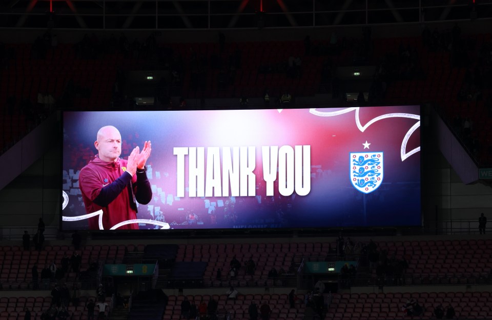 Wembley mostrou seu apreço ao chefe temporário