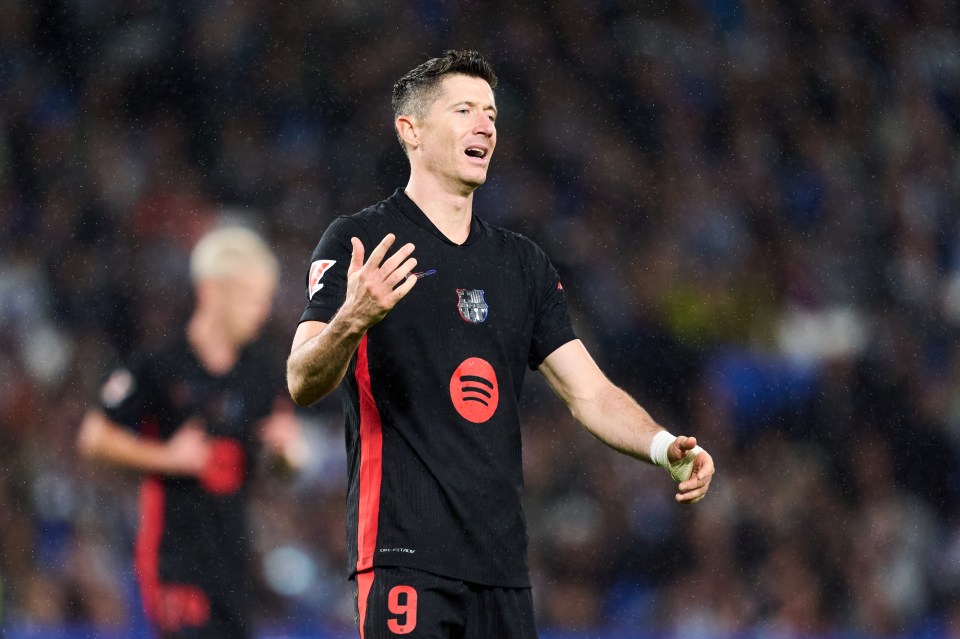 Robert Lewandowski falhou com a tecnologia no início desta temporada