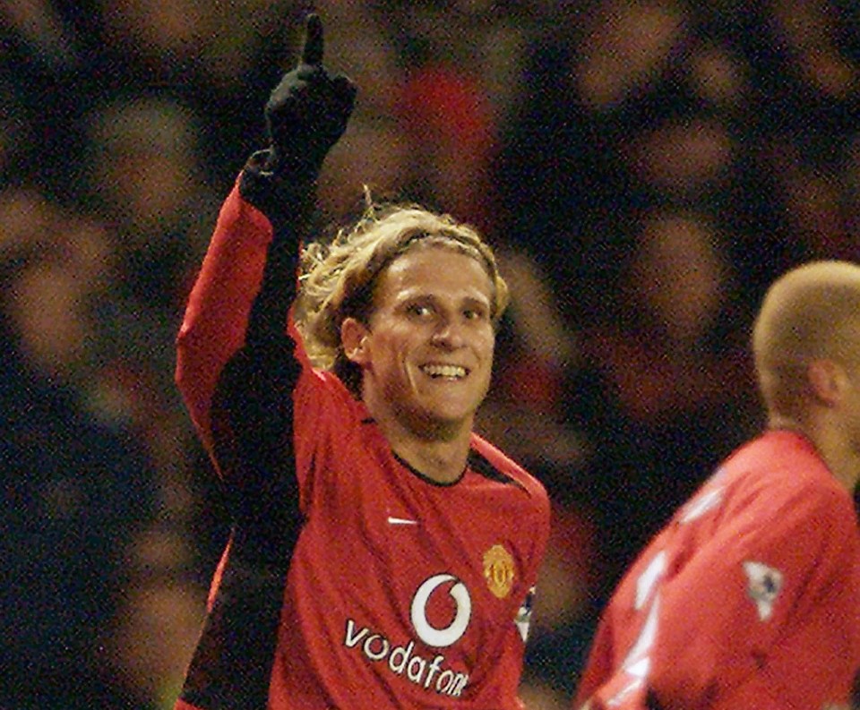 Diego Forlan lutou durante seus dois anos no Man United