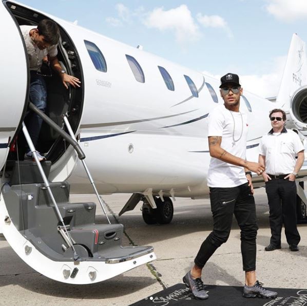 O jet-setter Neymar foi associado a uma transferência para o Inter Miami de David Beckham