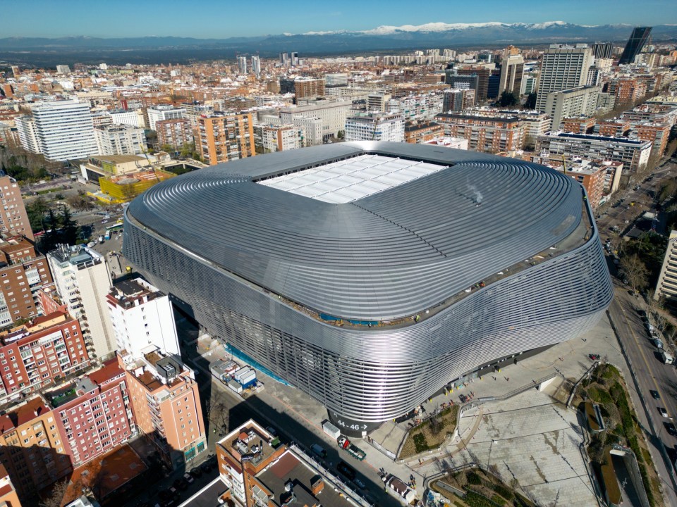 O Bernabeu passou por uma reforma dramática nos últimos anos