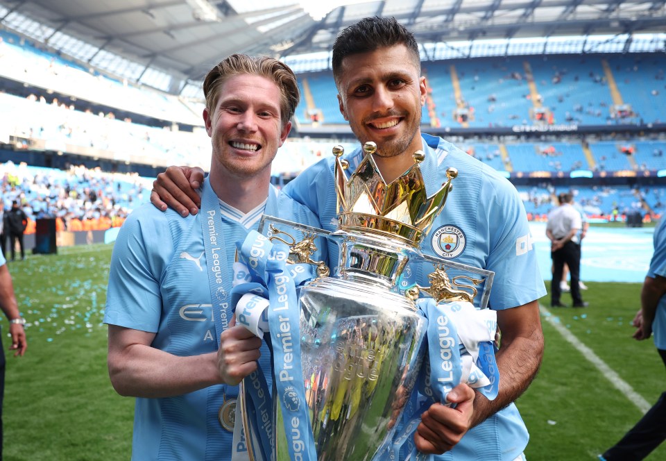 Man City também está decidindo o futuro da dupla de superestrelas Kevin De Bruyne e Rodri