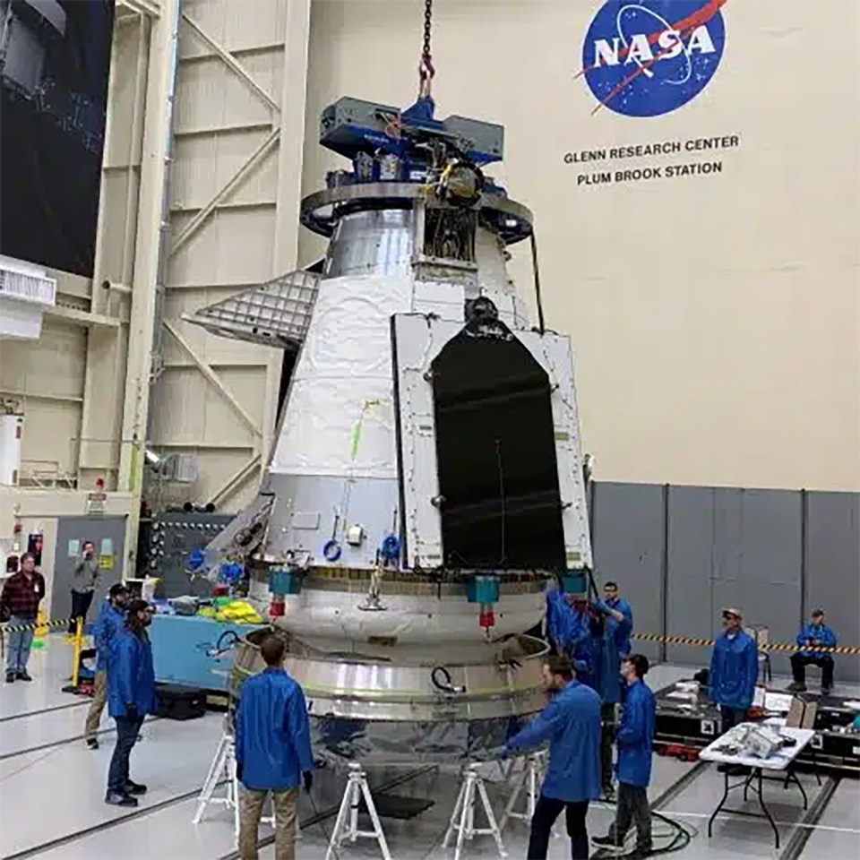 O Dream Chaser será capaz de transportar um módulo de carga de 15 pés chamado Shooting Star