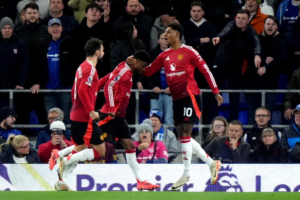 Marcus Rashford deu ao United uma vantagem com um gol precoce